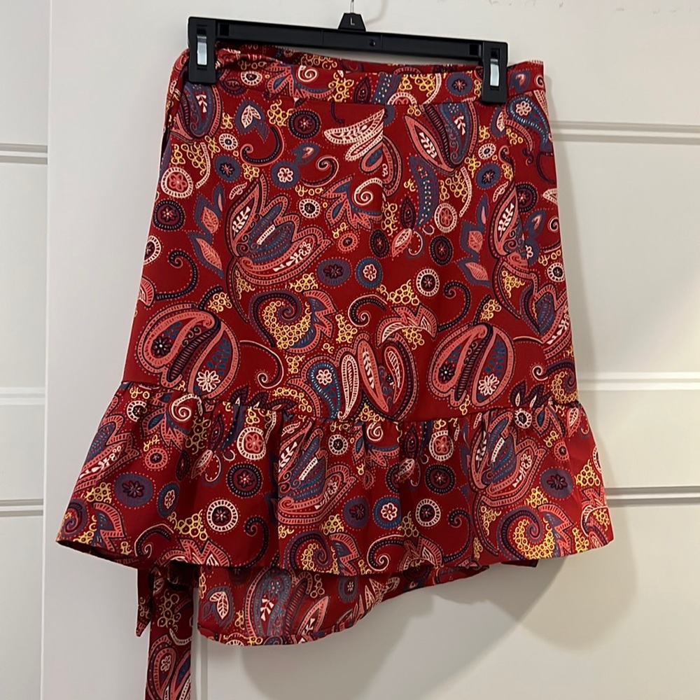 Loft Paisley Skirt